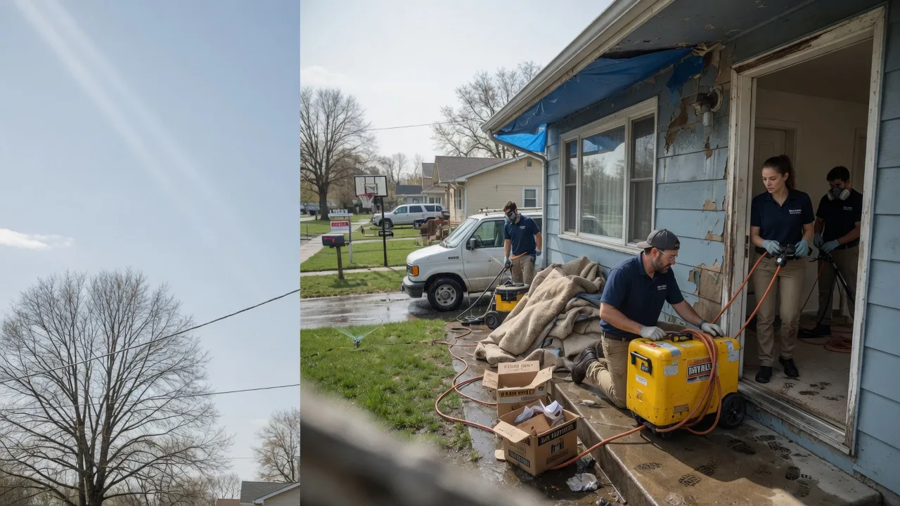 Basement Flood Cleanup in Oxly, MO near me